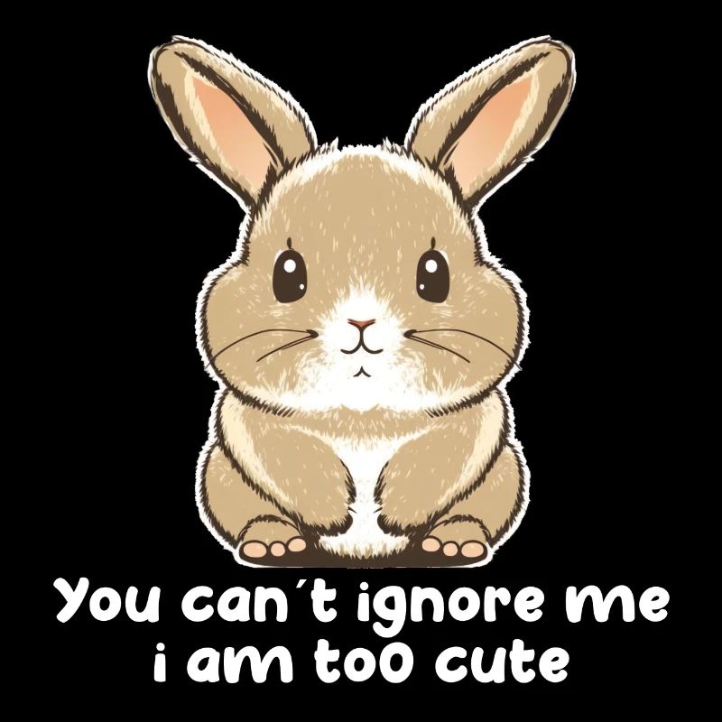 Süßer Hase Ignorieren Zwecklos Ostern Eier