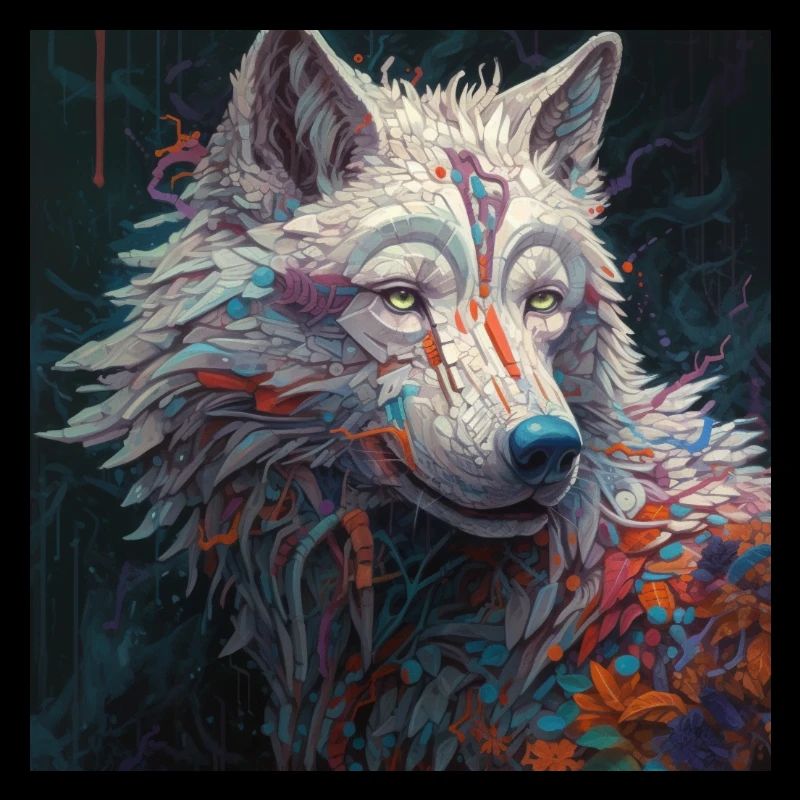 Loup de Thousend Couleurs 2