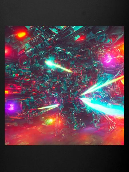 Neon Spaceship