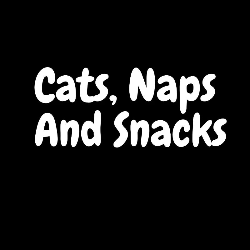 T-shirt Cats, Naps And Snacks