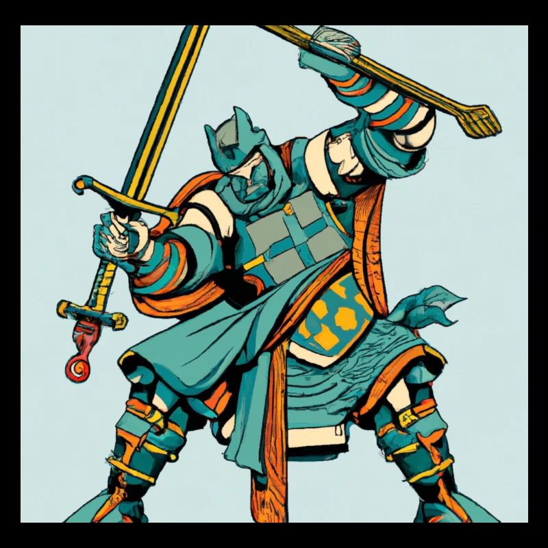 Der kämpfende Ritter