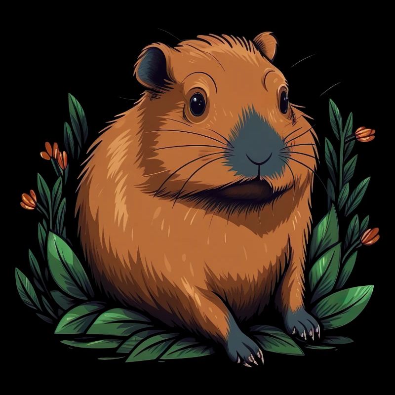 Capybara Amoureux Cadeau Sucré Capybara