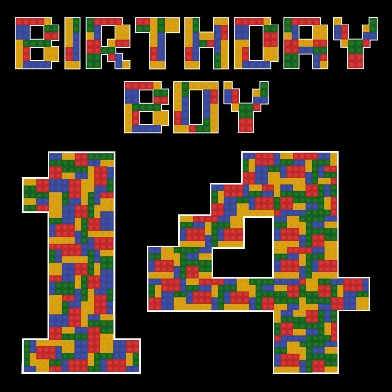 Mignon 14th Birthday Gift 14 ans Bâtiment en bloc