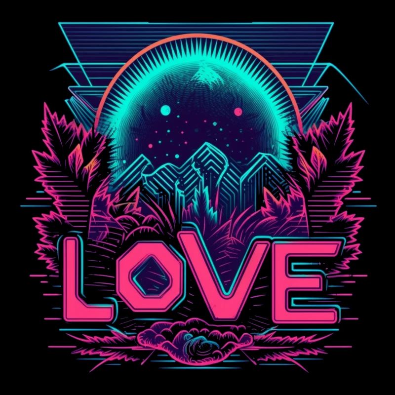 Neon LOVE des années 80 - retour aux sources