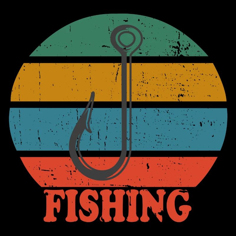 Hameçon de pêche rétro