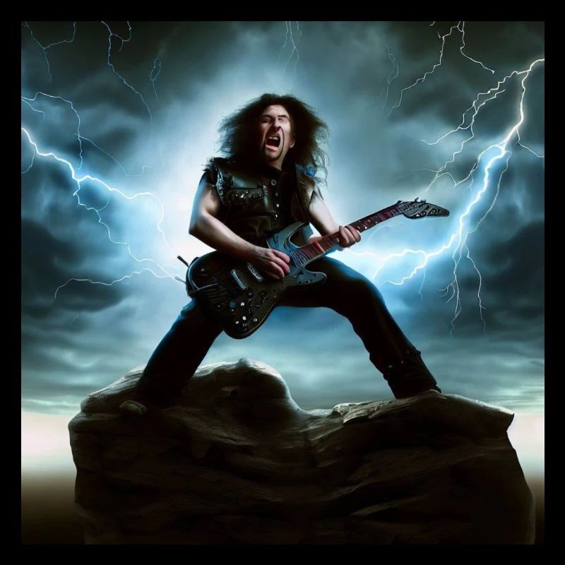 Guitariste de métal