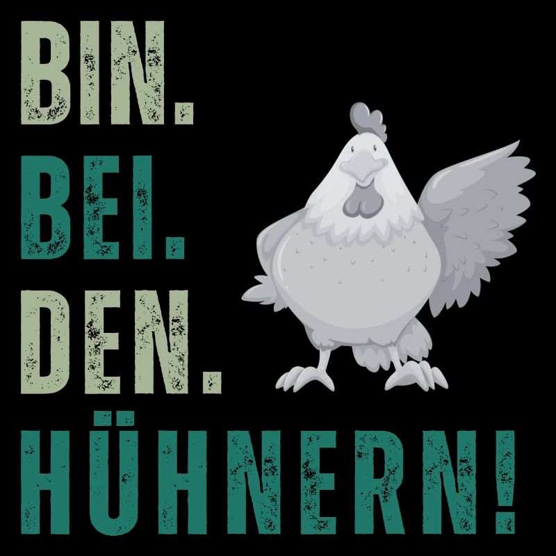 Bin bei den Hühnern