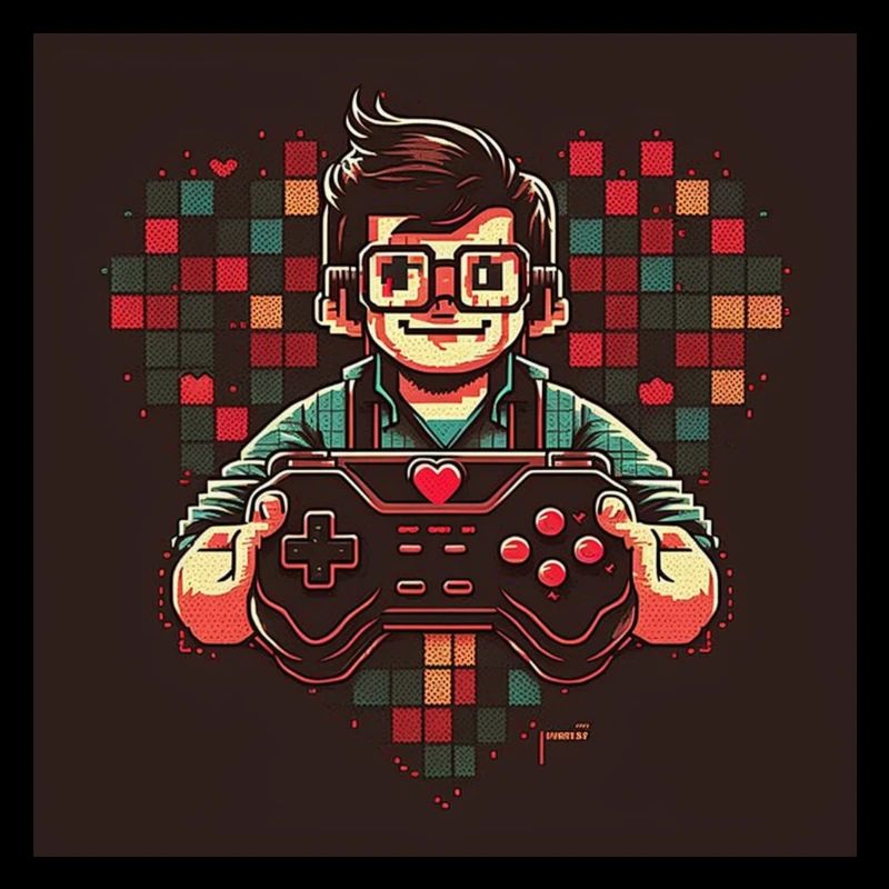 Pixel Art IT Guy