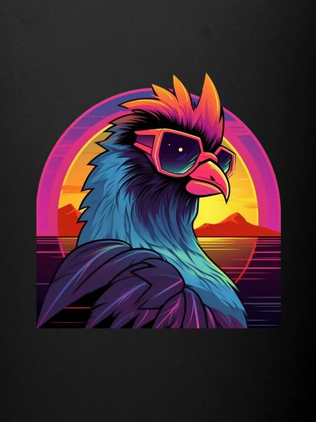 Synthwave Rooster