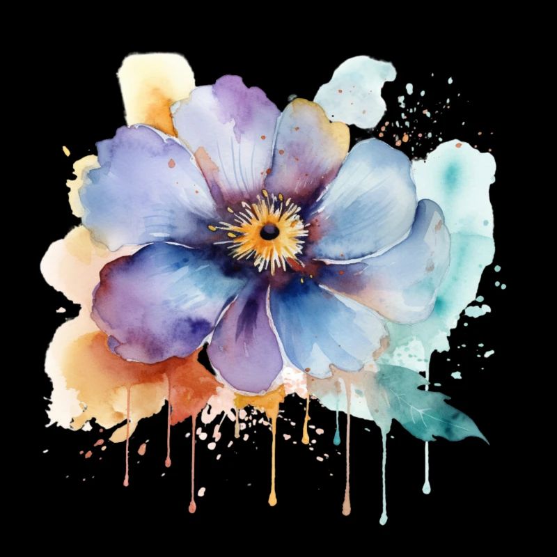 Watercolor Boho Blossom