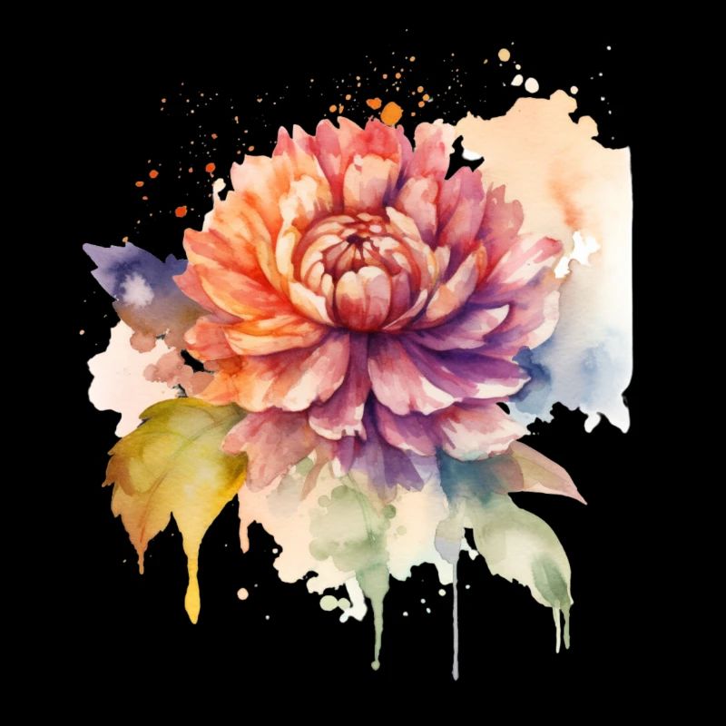 Watercolor Boho Blossom