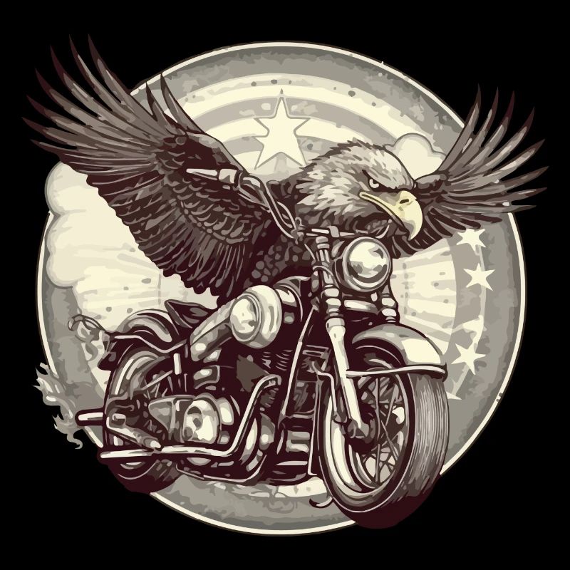 L'aigle motard