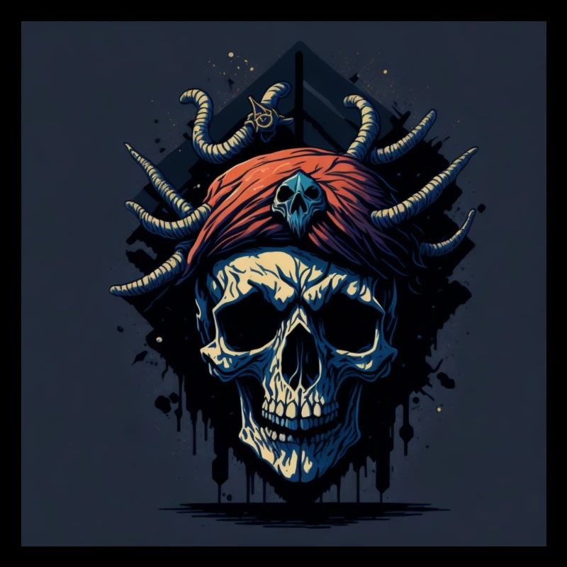 Crâne de pirate Crâne Crâne