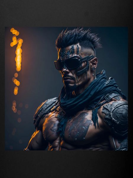 Future Cyberpunkt Warrior