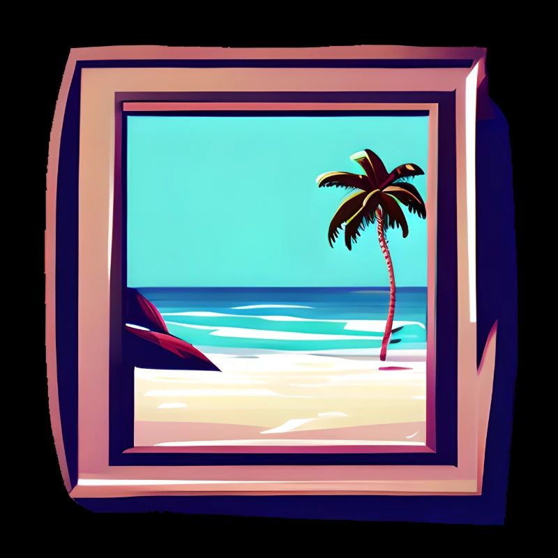 Bilderrahmen Urlaub Meer Aussicht