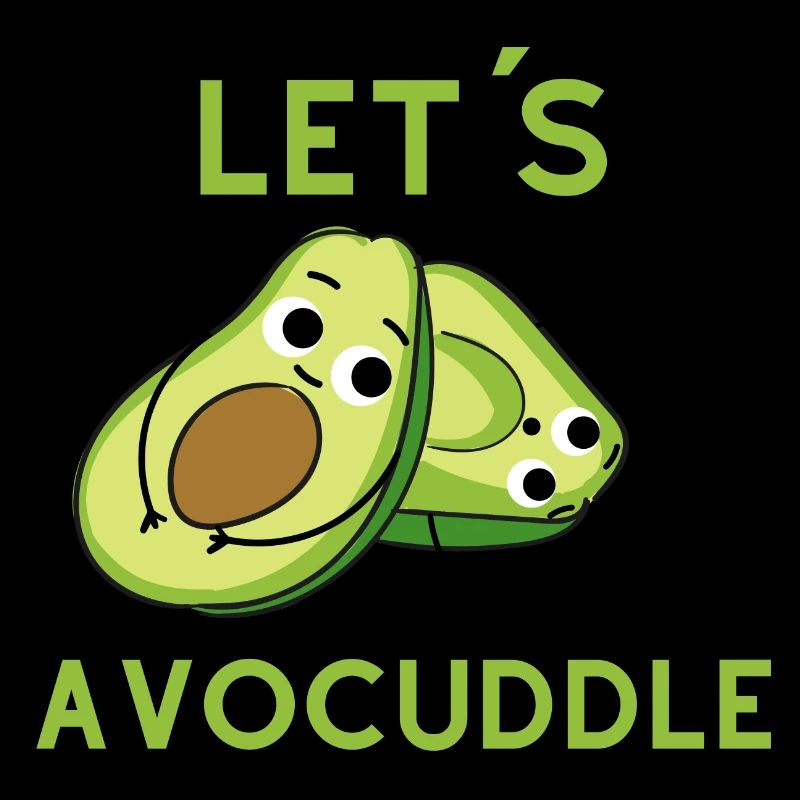 Avocado am Kuscheln