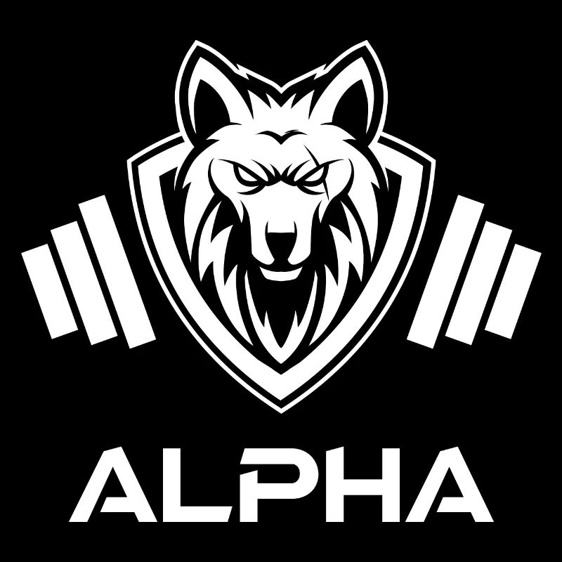 Weißes Gewicht Alpha