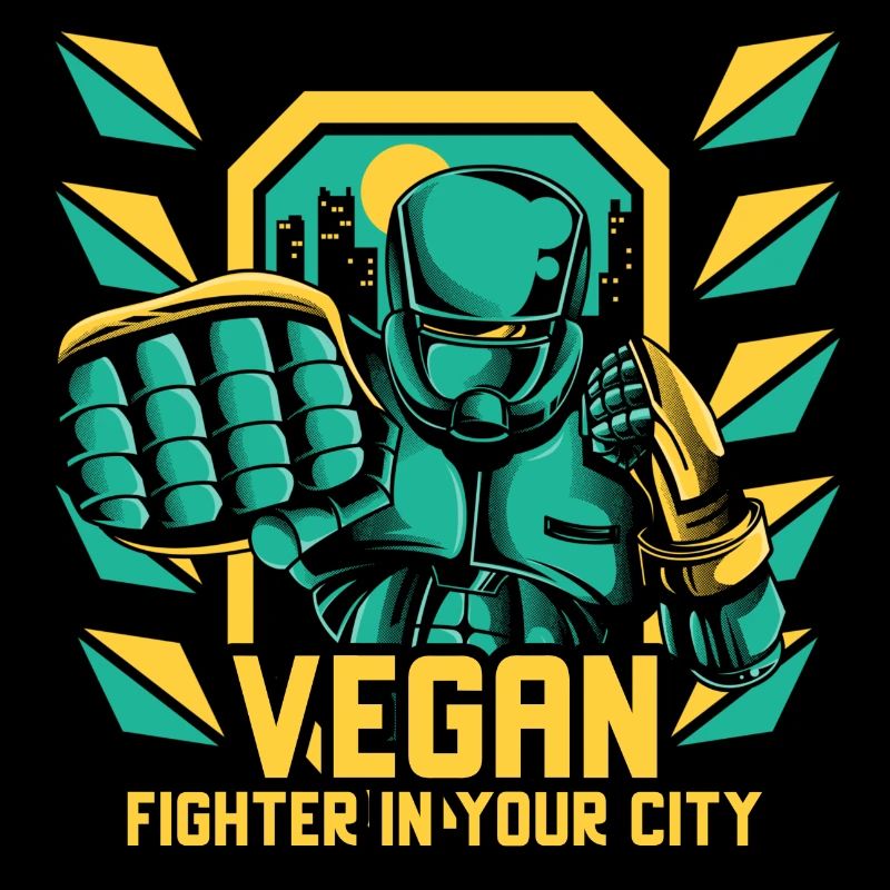 Vegan Fighting Robot