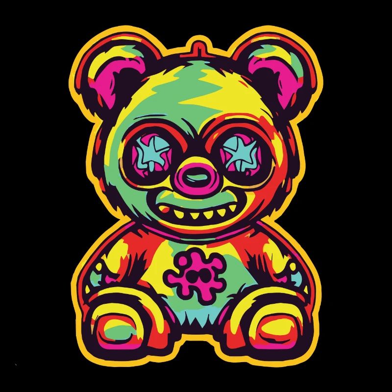 Horror Scary Bear Halloween Haunted Bear