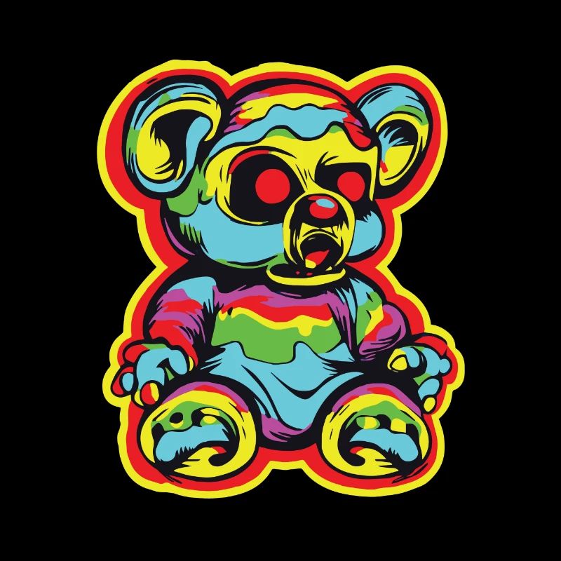 Horror Scary Bear Halloween Freddy Bear