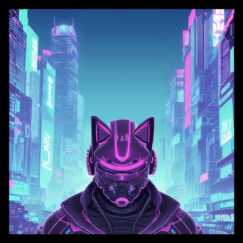Synthwave Cyber Ninja Chat