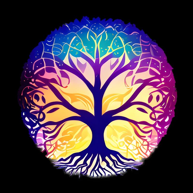 Yoga Baum des Lebens Lebensbaum Meditation