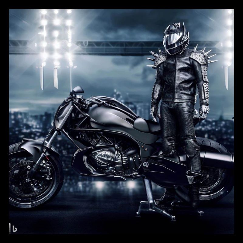 Art numérique de moto