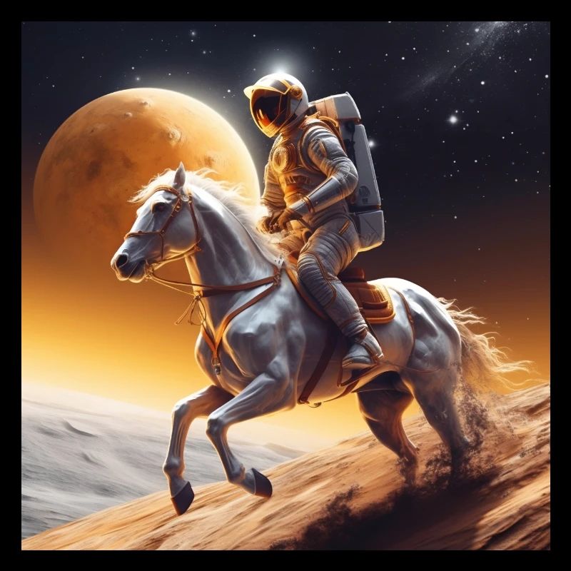 Le cheval de l’espace et son cavalier