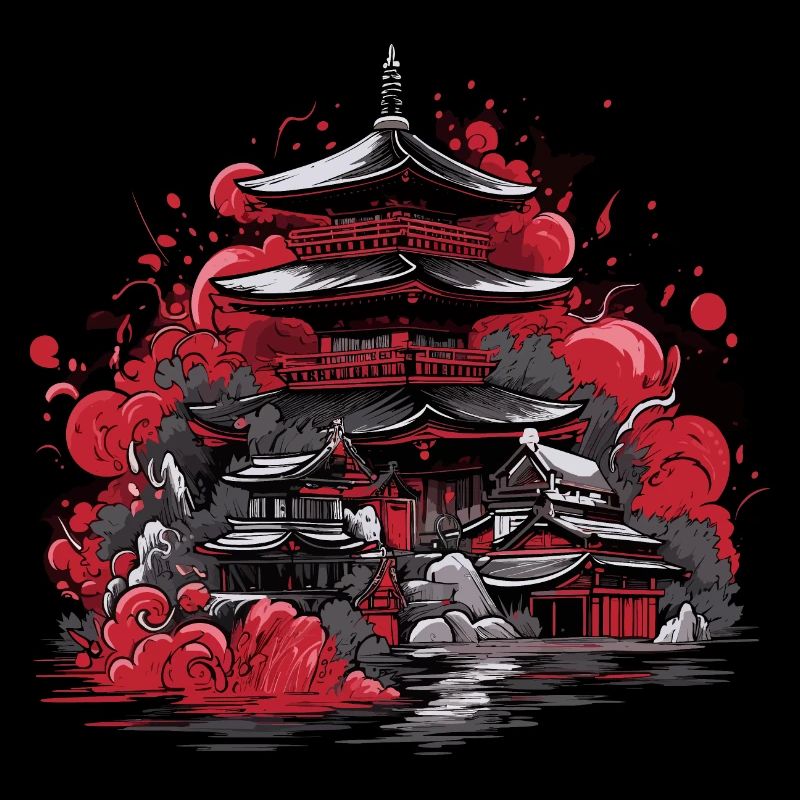 Japan Japanischer Tempel Nihon