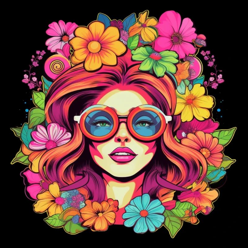 Flower Power Mädchen 3