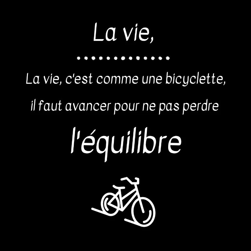 Citation équilibre vélo