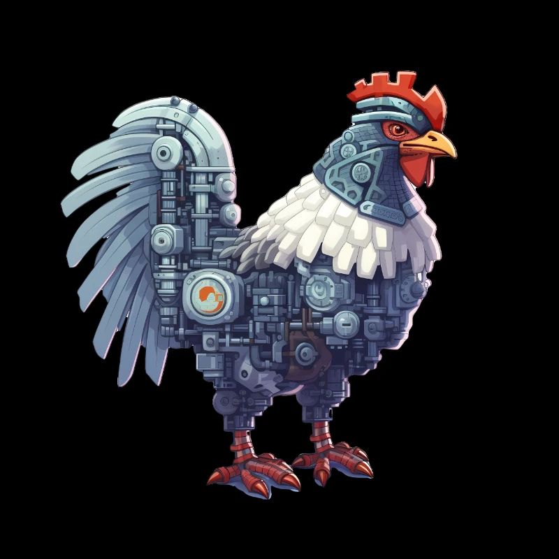 Cyborg Huhn