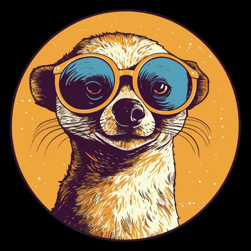 Suricate avec lunettes de soleil, Suricate
