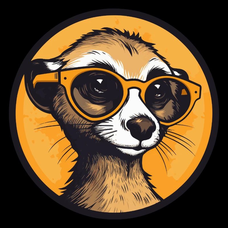 Erdmännchen mit Sonnenbrille, Suricate