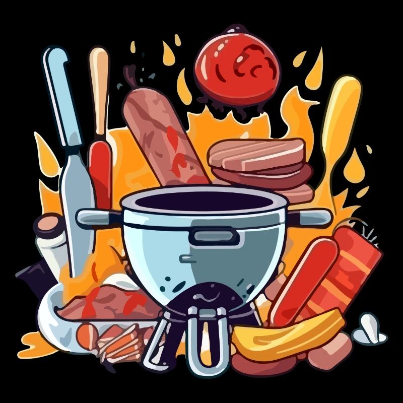 Barbecue and utensils n°3
