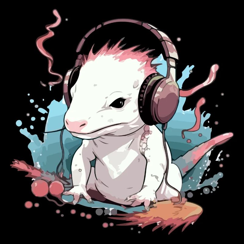 Axo, der audiophile Axolotl