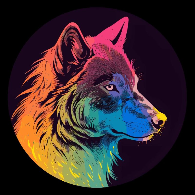 Wolf, Wildhund, Grauer Wolf, Canis lupus