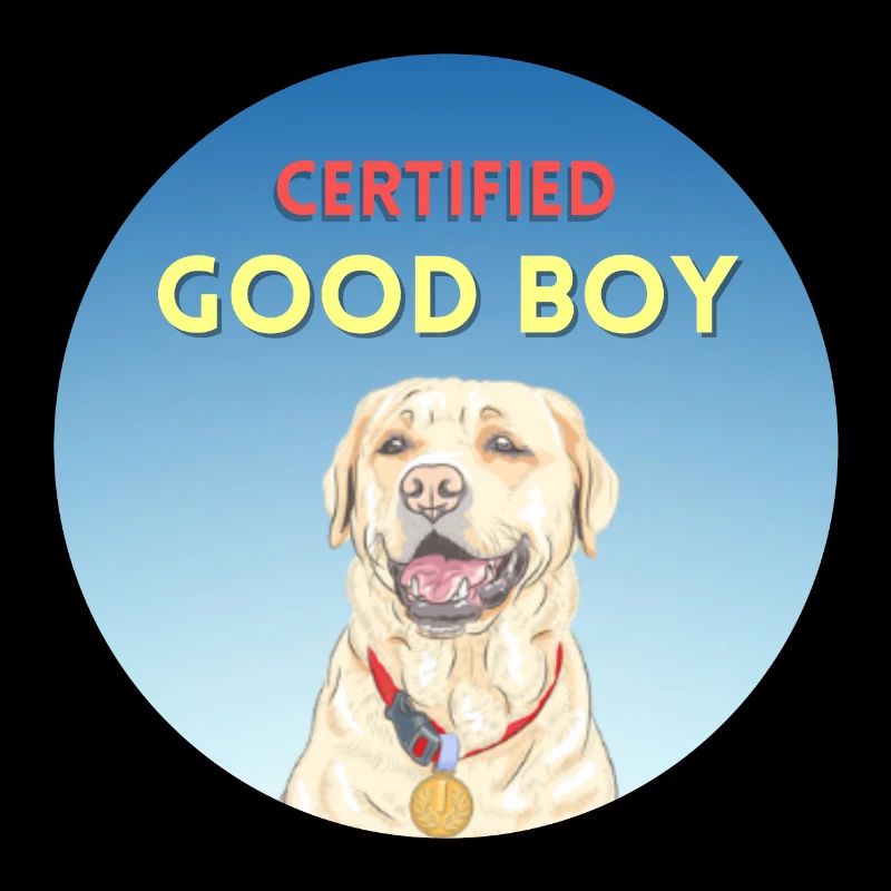 Récompense certifié Good Boy Goldie