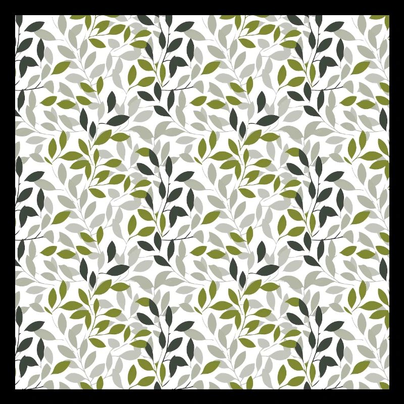 Leaves Seamless Pattern Leaf Foliage Nature Print