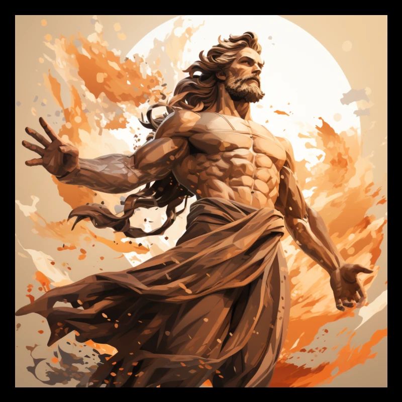 Zeus dans la tempête