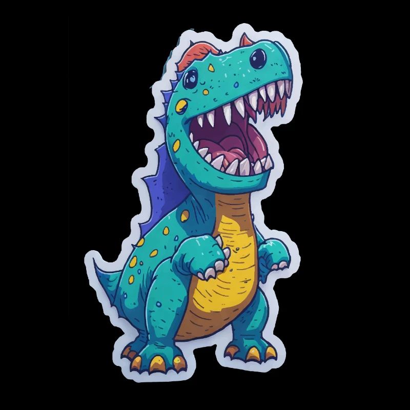 Dinosaurier lustig cool