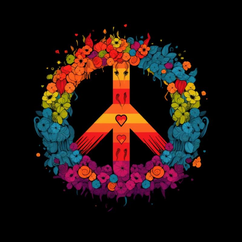 LGBTQIA+ Rainbow Peace