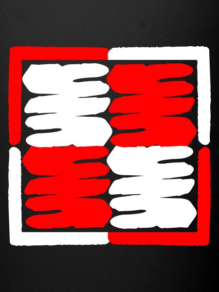 Cocarde de Polska peinte