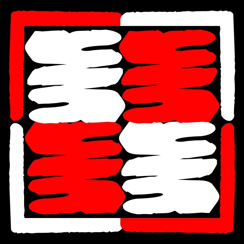 Cocarde de Polska peinte