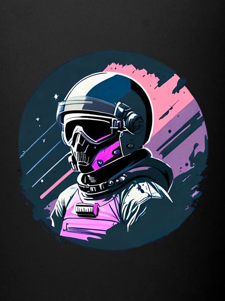 Astronaut silhouette