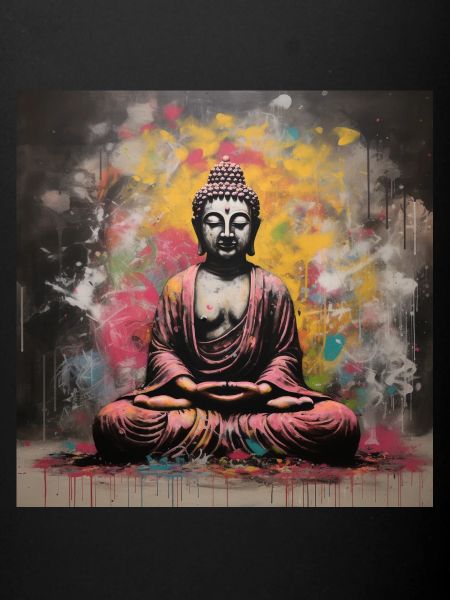 Un Buddha rose