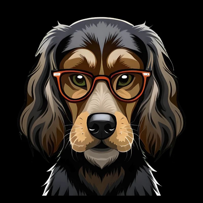 Intellectual Cocker Spaniel Dog 01