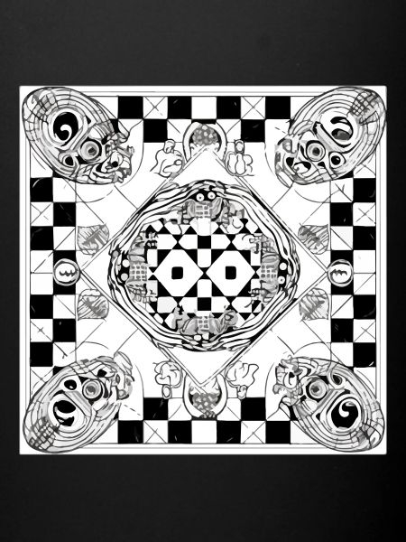 Alien chessboard n°1