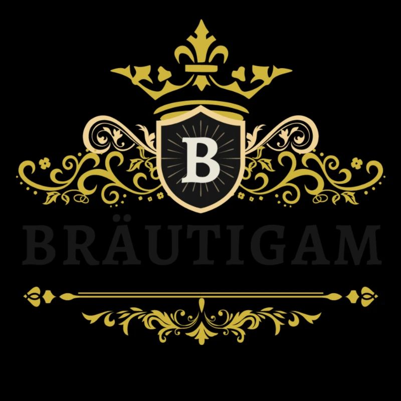 Bräutigam B - Krone - Männer - JGA Premium Shop