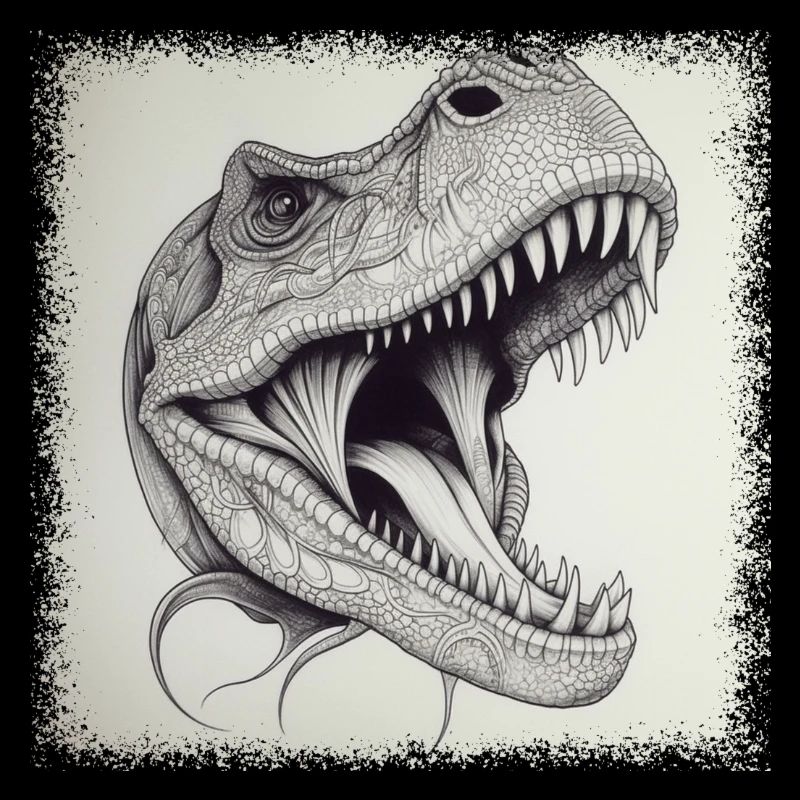 Noël Vert Dictons T-Rex Vieux